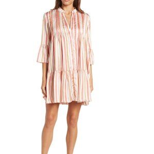 Area Stars Stripe Print Dress, Size M